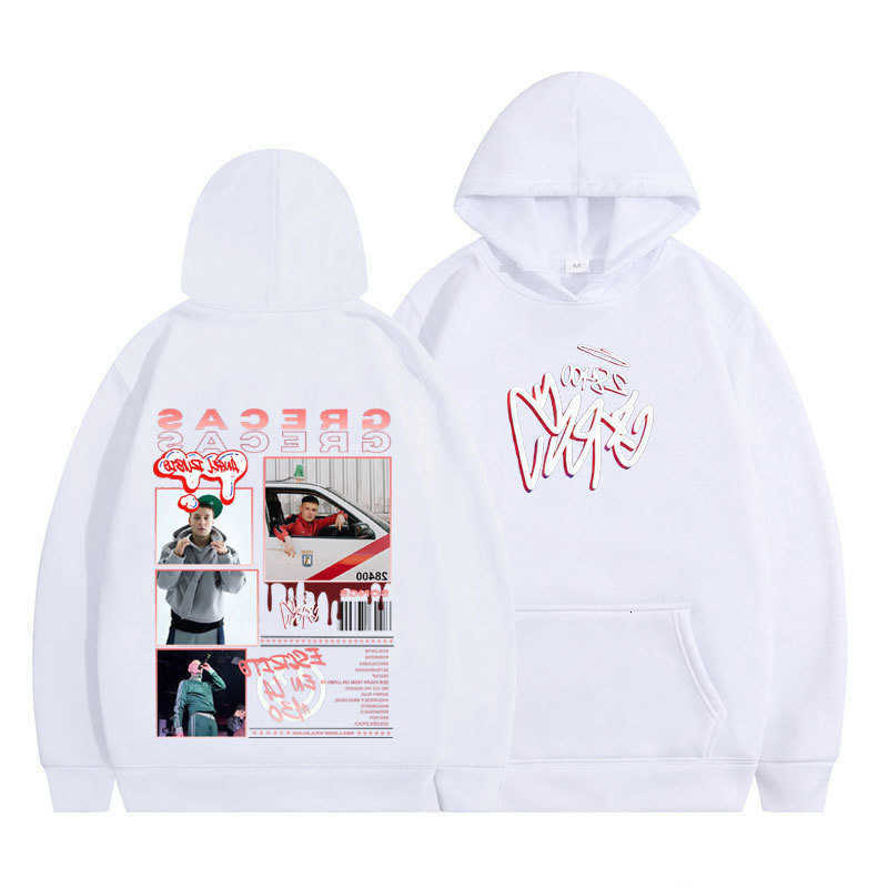 Grecas Rapper Christmas Tour hoodie 2026 Album Print hoodie Men Women Fashion Oversized Sweatshirt Long-sleeved loose casual Harajuku pullover C2609