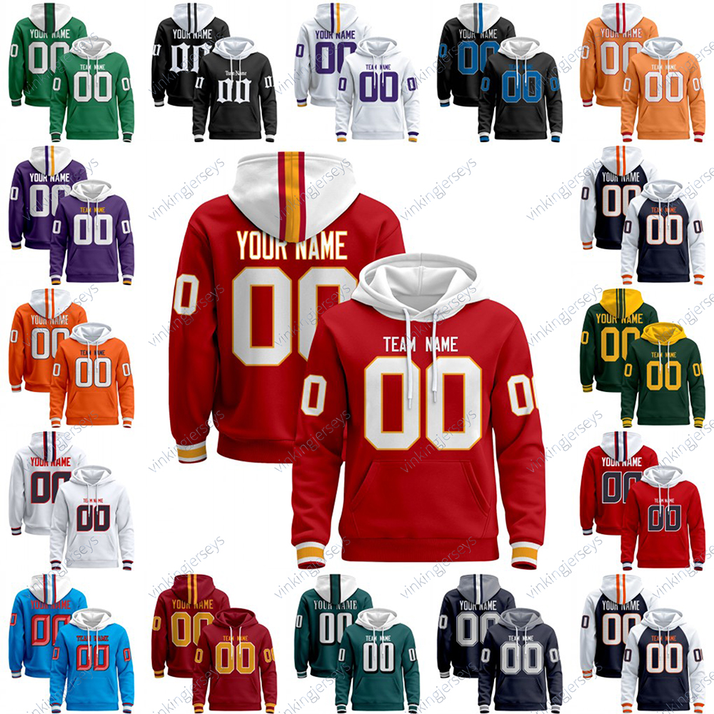 Gothic Custom Pullover Hoodie Custom Any Name Any Number Jersey