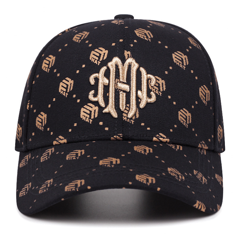 Gold Thread 3D Embroidery Baseball For Women Summer Breathable Face-Slimming Sports Sunshade Sun Protection Duckbill Cap Luxury Cap Brand Designer H