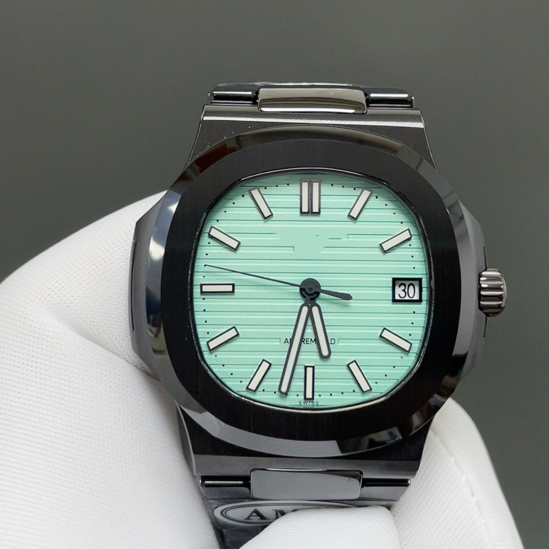 Elegant Timepiece: AMG Factory 5711 motre be luxe 40mm X 8.6mm swiss automatic Mechanical Movement ceramic luxury Watch womens watches mens watches