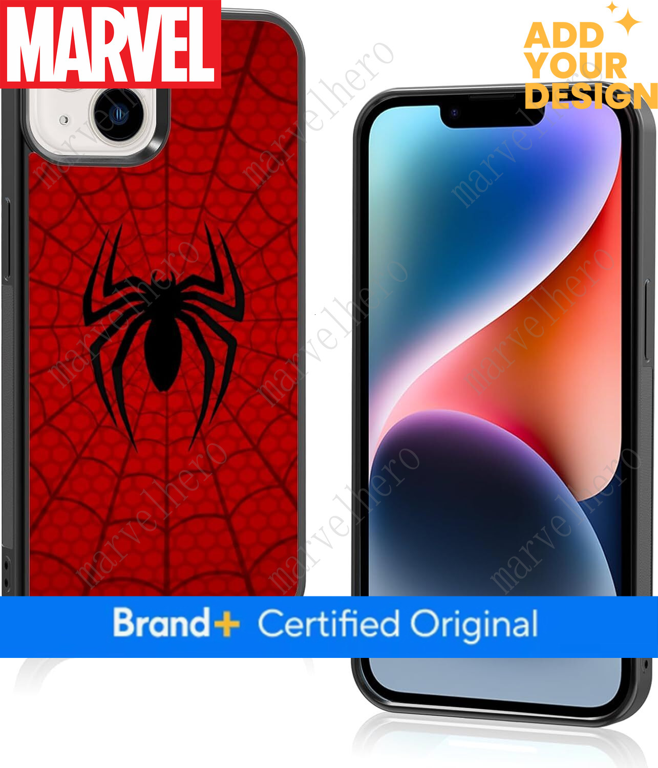 Odhtst New Compatible With Iphone Shockproof Protective Designer Cute Cool Cover SpiderWeb Girls Women Man Boy Red Phone 14 6.1 Inch Case For Black