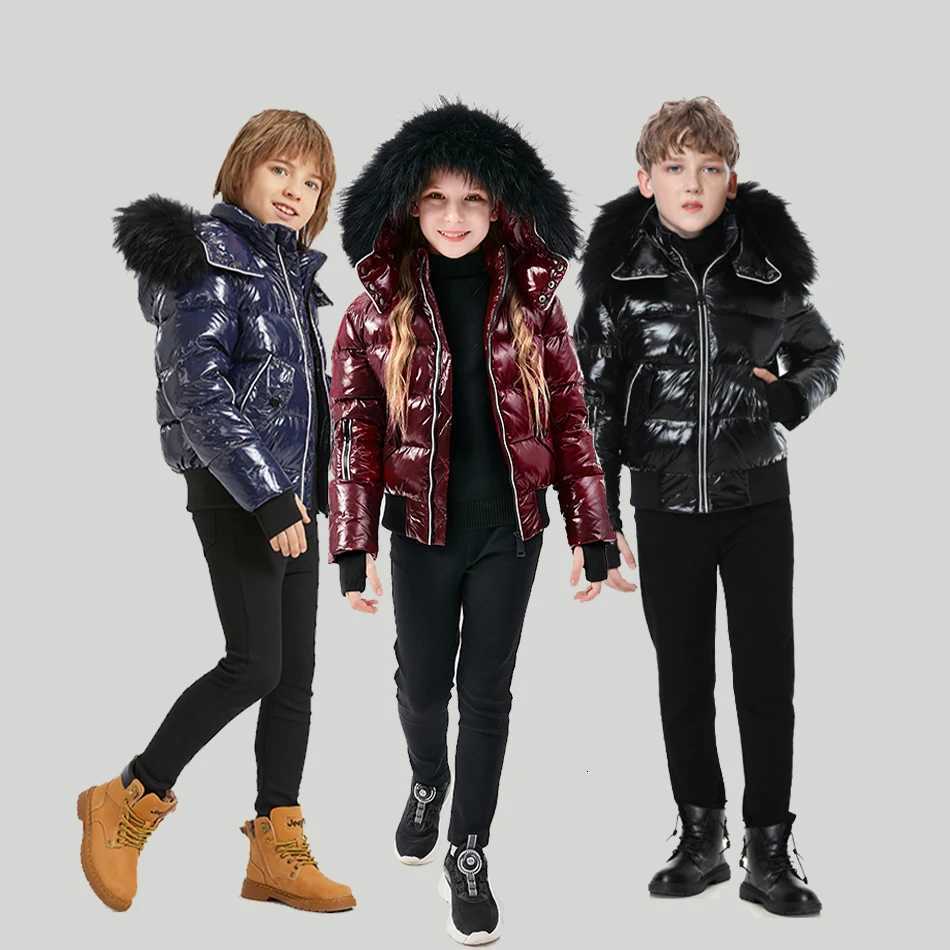 AP winter children coat for boys girls fashion white piping kids jackets waterproof shelling fabric + filling white duck downQ260917