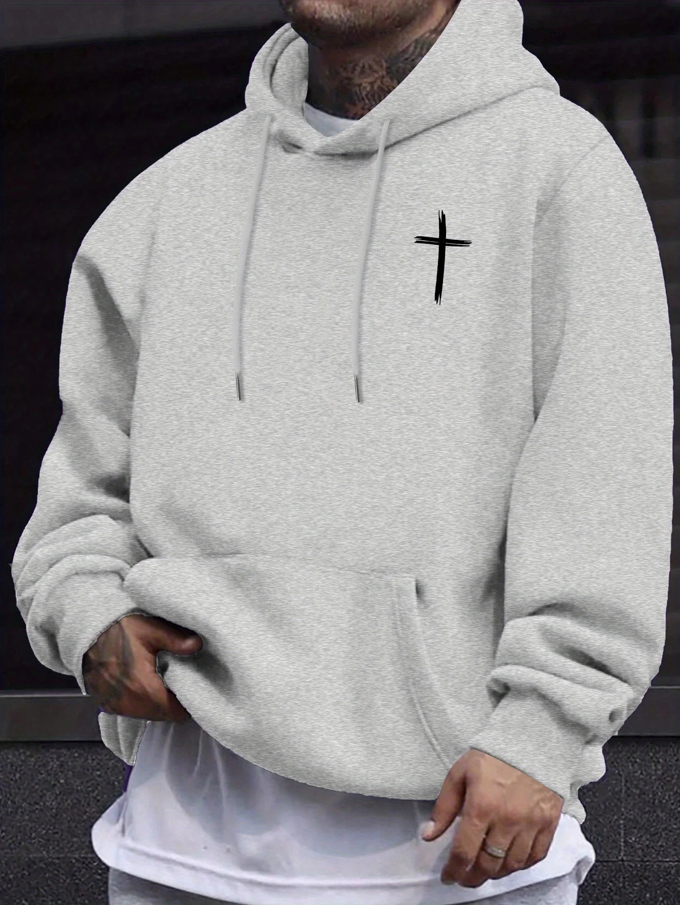 Mens and Womens Solid Color Pocket Fleece Hoodies Sports Fitness Sweatshirts Fashionable Casual Plus Size Pullovers Top 260918