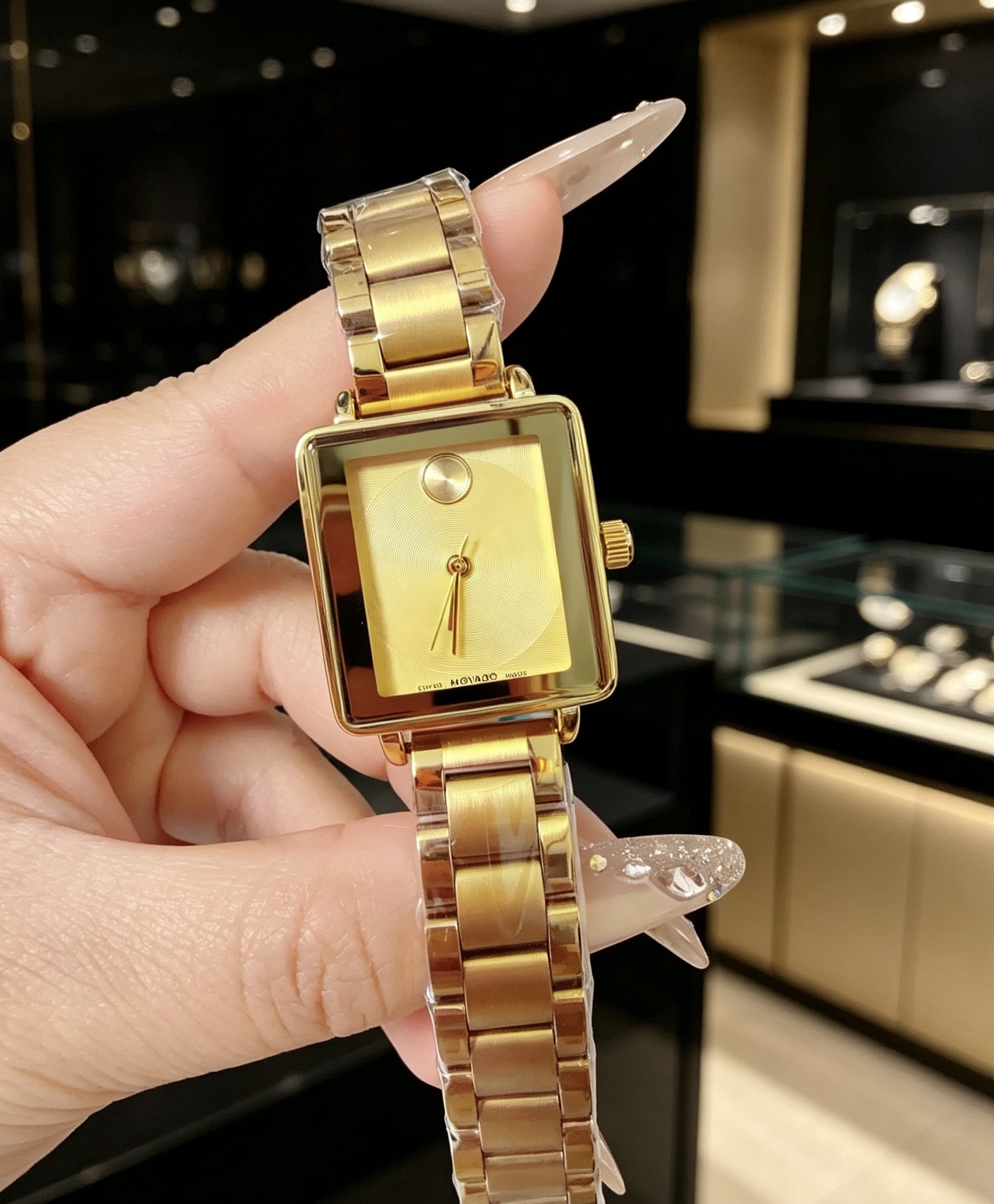 Luxury Womens MOVADOity Square Watch Designer Watches Quartz Movement Steel Bracelet Sapphire Glass Waterproof women Wristwatches #765
