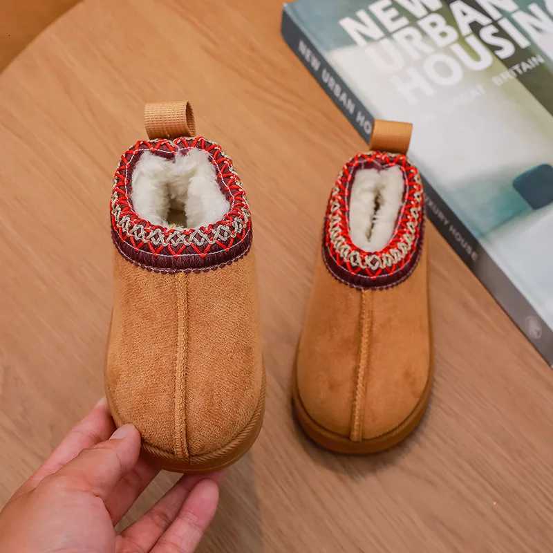 Boys/Girls Short Boots Autumn/Winter New Velvet Thickened Children's Snow Boots Baby Cotton Boots X260917