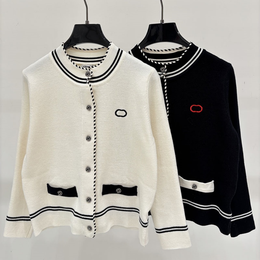Elegant Black Cardigan Sweater For Women Classic Bohemian Style Retro Knit Cardigan Autumn Work Commute Daily Versatile Sweater Jacket