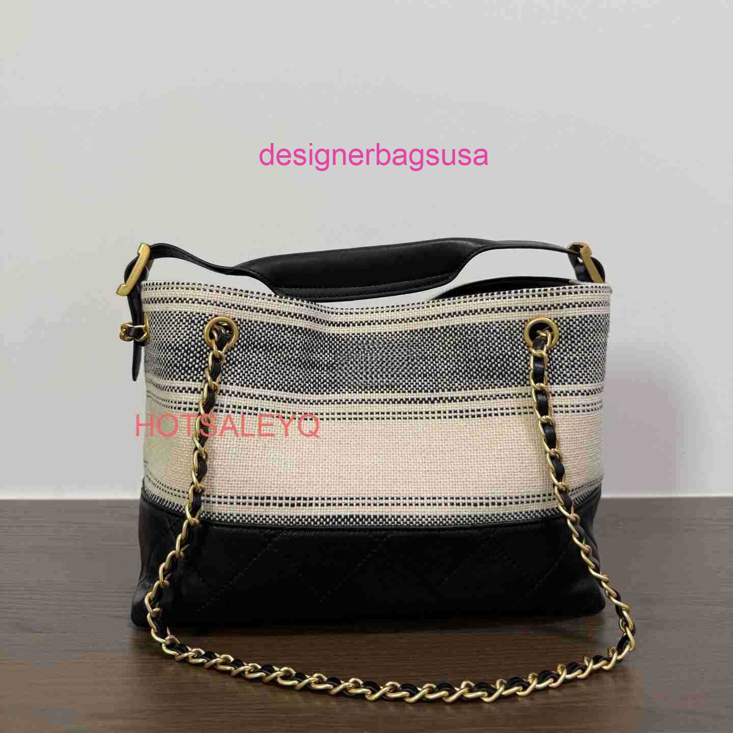Luxury Designer Bag 26S New Collection Vintage-style Canvas Color-block Hobo Bag Large-capacity Tote Bag Bucket Bag For Women Yqtgood