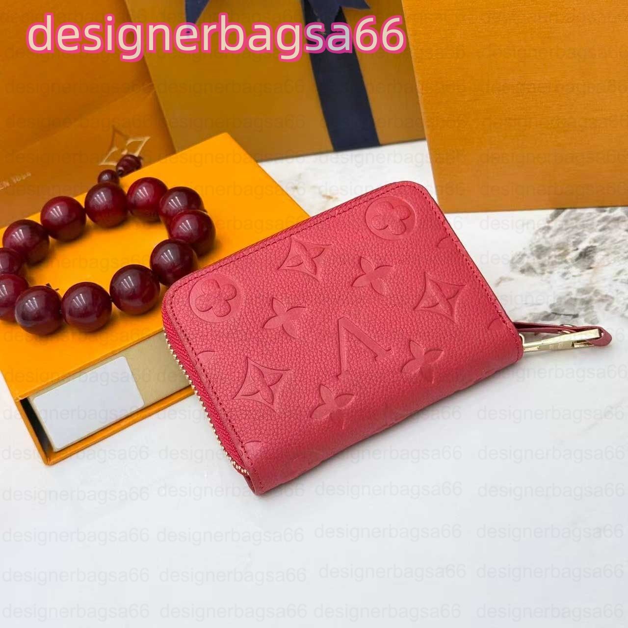 Zippy coin purse designer Wallet luxury Card Holder Embossed leather wallet classic Multi-card Slot Holder womens card holder short wallets Men'