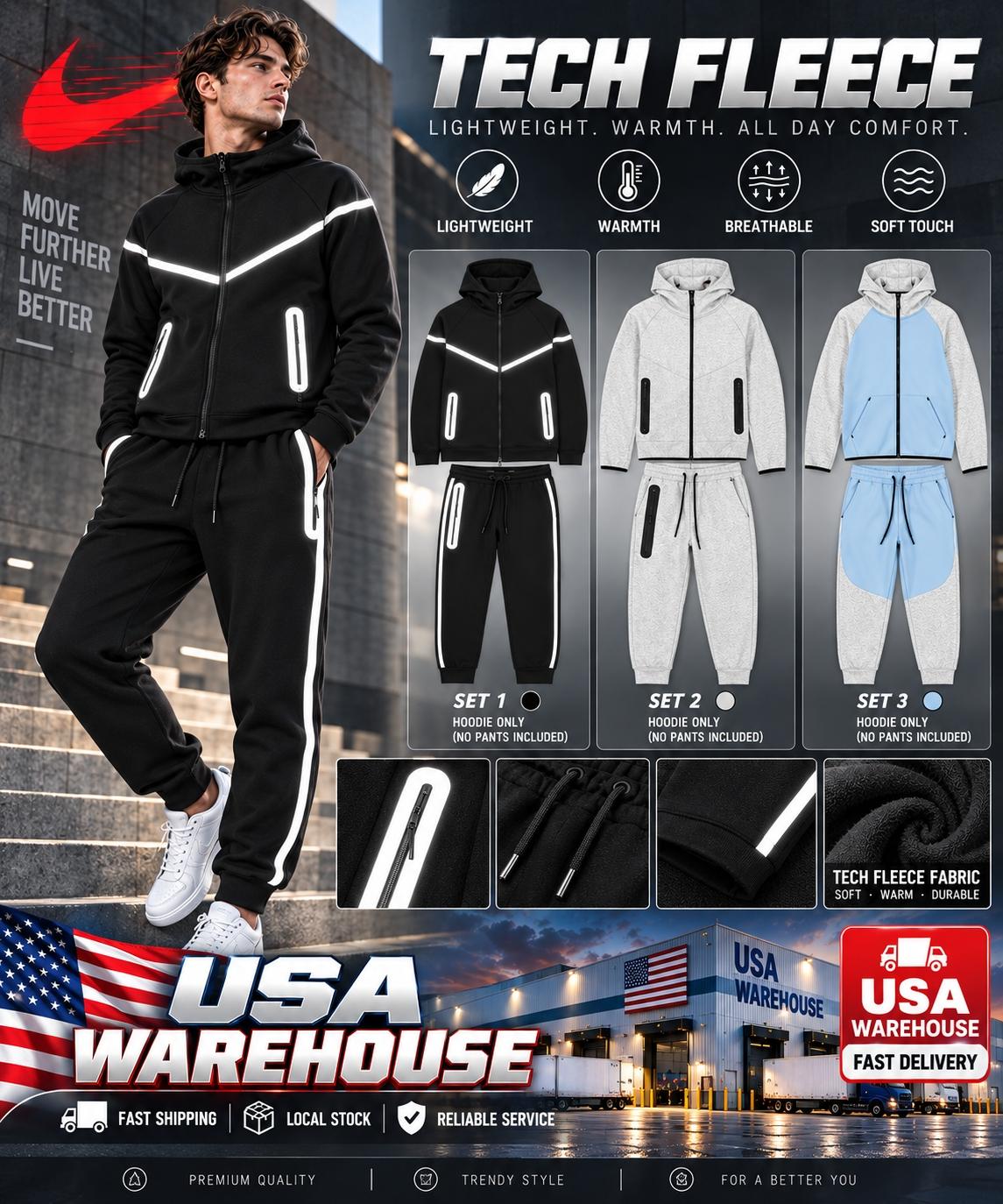 Designer nocta techfleece tracksuit men women autumn high stretch sweatpants casual cycling and coffee meet ups soft anti pilling fabric casual spor