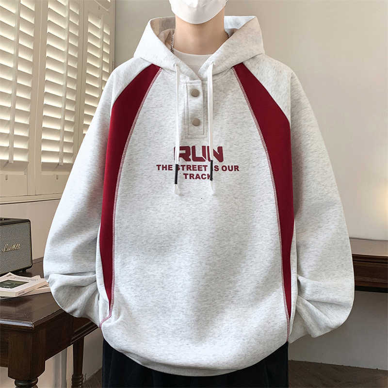 Men's Cotton Hoodies 2026 Casual Spring Autumn Outdoor Sports Hooded Sweatshirts Youth Pullovers Streetwear Tops Hoody Clothing C26091511