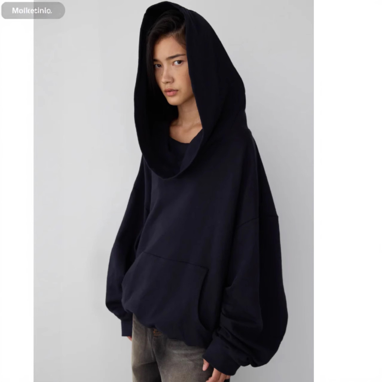 2025 and American flame print fleece hooded off-shoulder sweatshirt, 2025 spring trendy new American casual style