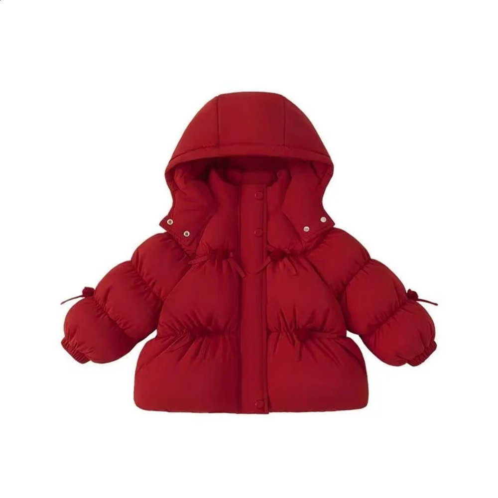 Hooded Coat Children's Winter Cotton 2026 New Sle Baby Girl Thick Cotton Jacket Outerwear 80-130cmW260917
