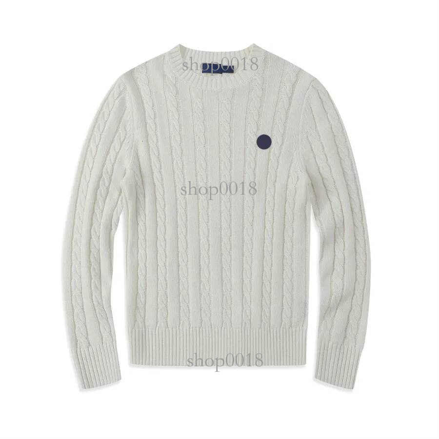 Ralphloren Sweaters Designer Mens Wool Casual RL Long Sleeve High Quality Pull Half Zip Women Ralpphyllaurentt Cardigan Embroidery Winter Ralpha Lur