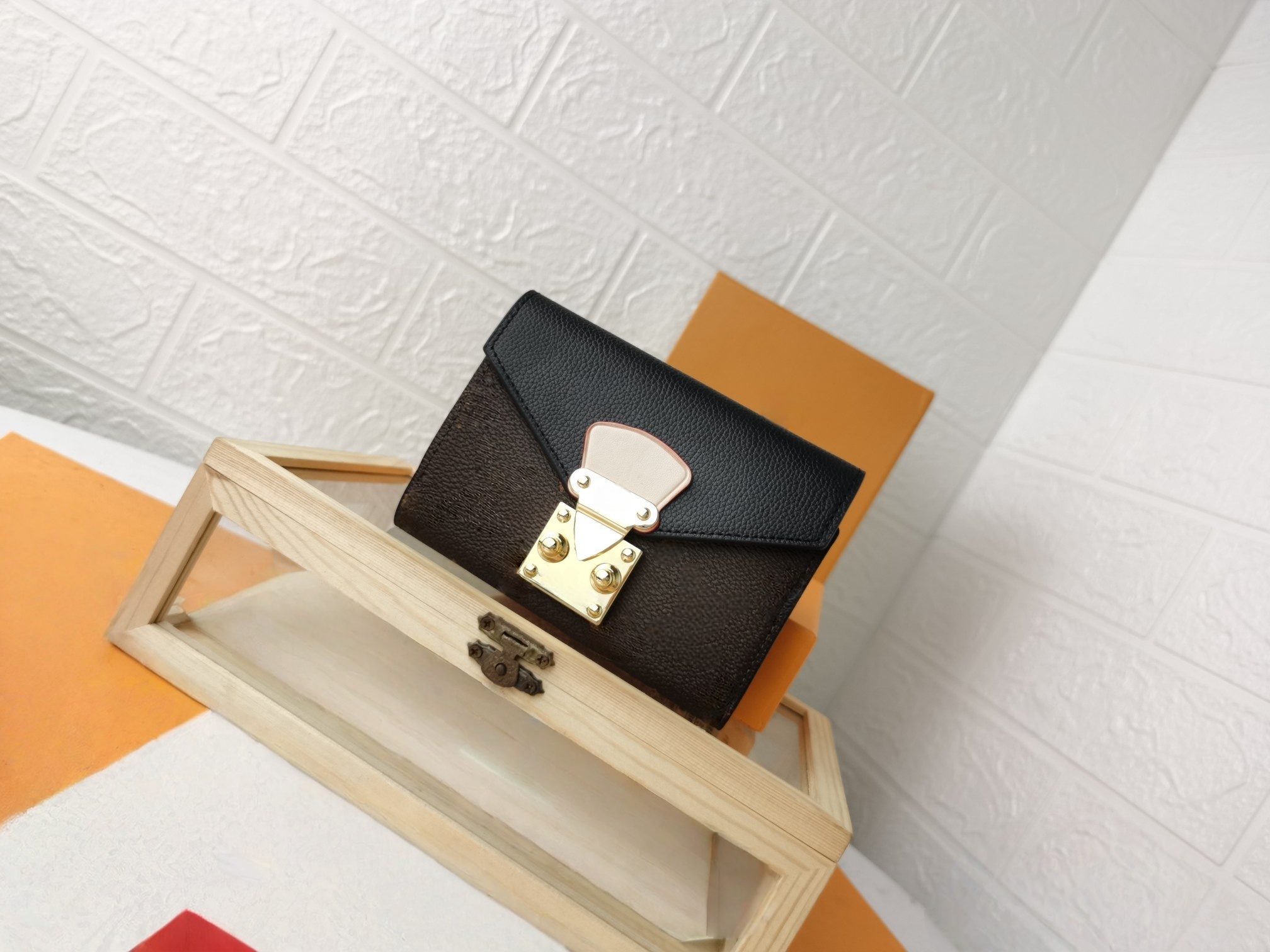 67478 cosmetic bag Box bag Cosmetic Bags & Cases nluxury bag Tote Bag Luxury Hangbag purse classics Single shoulder, Designer Shoulder bag Wallets &