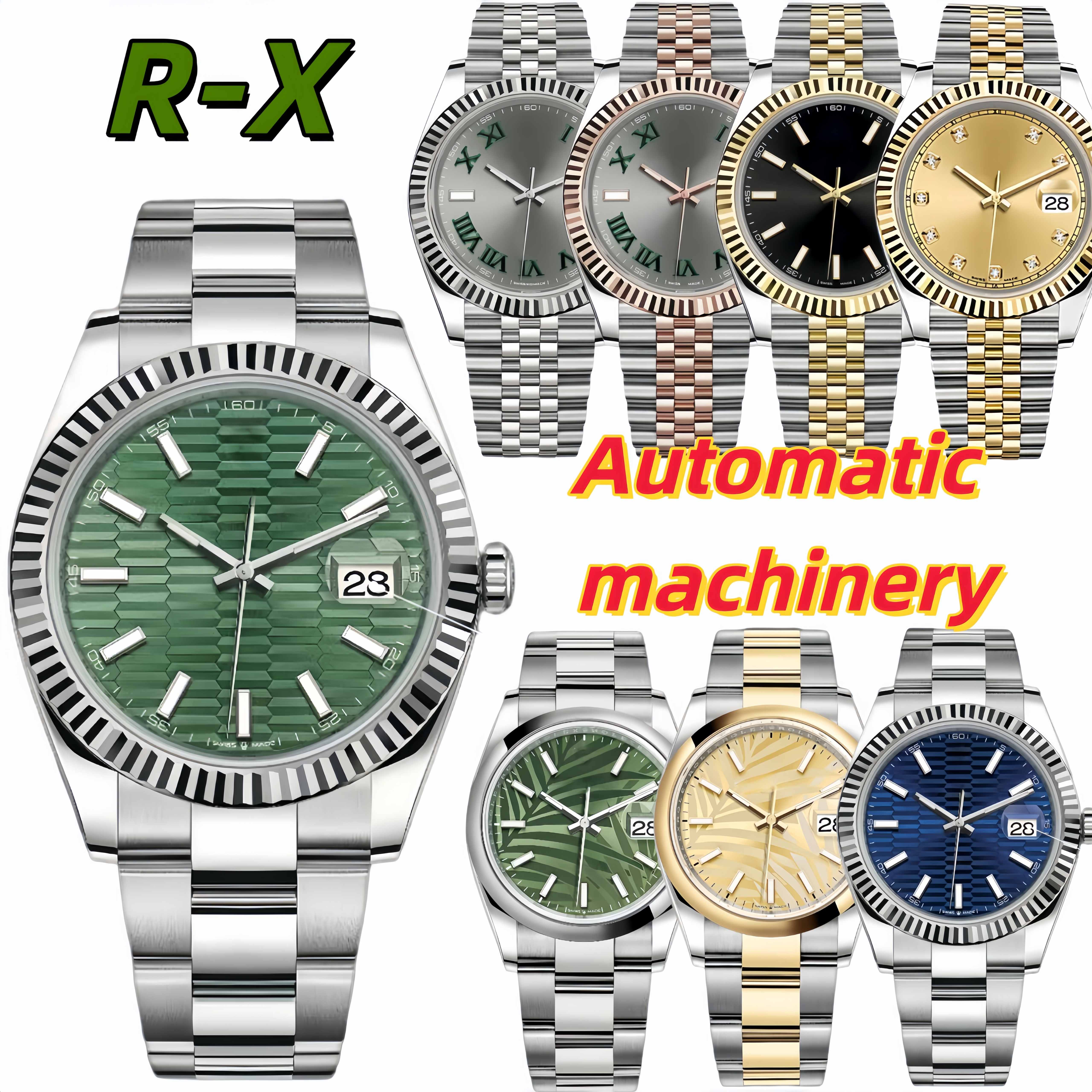 Designer Roleesxlys Men Luxury Mechanical Watches Stainless Steel Waterproof Luminousdate Wristwatch For Men And Women Daily Business Casual Occasio