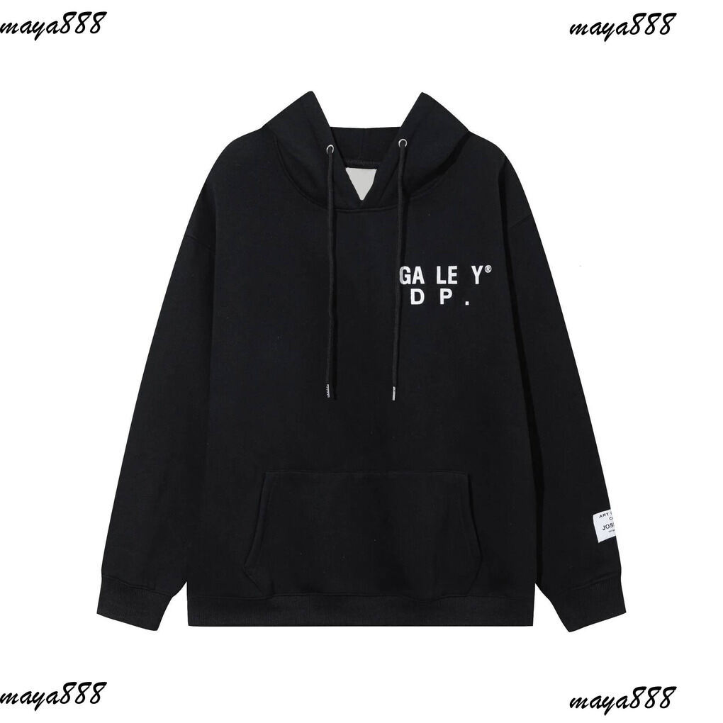 Galeyrrdept Hoodie Mens Designer Hoodie Long Sleeve Hoodies High Street Printed Tops Clothes Yellow Graphic Hoodie Green Sweatshirt Galleryer Dept H