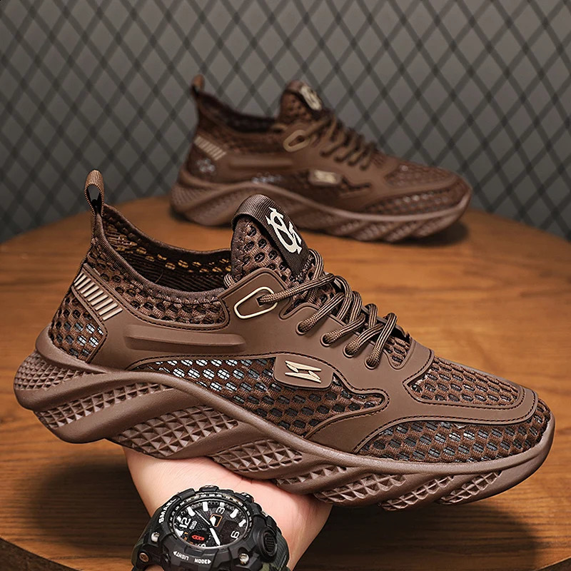 Summer Men Casual Shoes Fashion Lightweight Mens Running Walking Sneakers Mesh Breathable Male Jogging Sports Shoes 260917