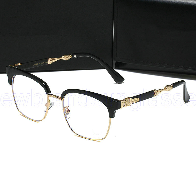 Retro Anti-blue Eyeglass Frames Men Vintage Computer Eyeglasses Men's Glasses Luxury Designer Square Transparent Optical Lenses For Women Eyegl