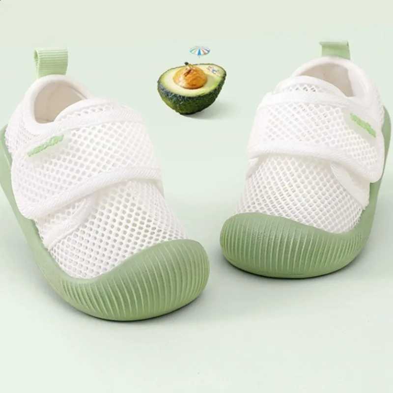 Summer Baby Walking Net Sandals 2026 New Minimalist Series Baby Soft Single Shoe Casual Child Anti Slip Home Floor Walking Shoes Q260916