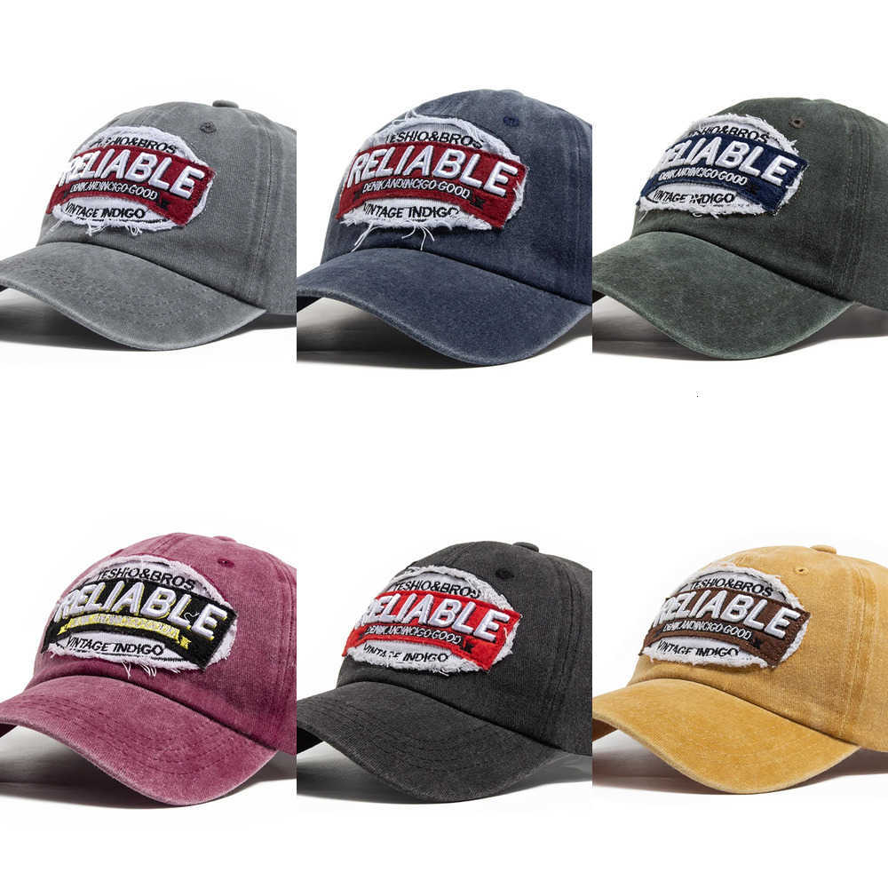 Embroidery Men's Baseball Caps RELIABLE Washed Cotton Soft Top Women's Hat Summer Travel Sun Visor Hats Bluey Cap Adjustable J260917
