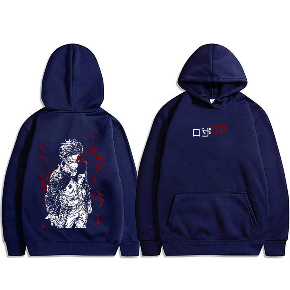 ZERO Christmas hoodie Anime Re Starting Life in Another World Hoodie Subaru Natsuki Graphic Sweatshirt Men's Women's Fashion Oversized Str