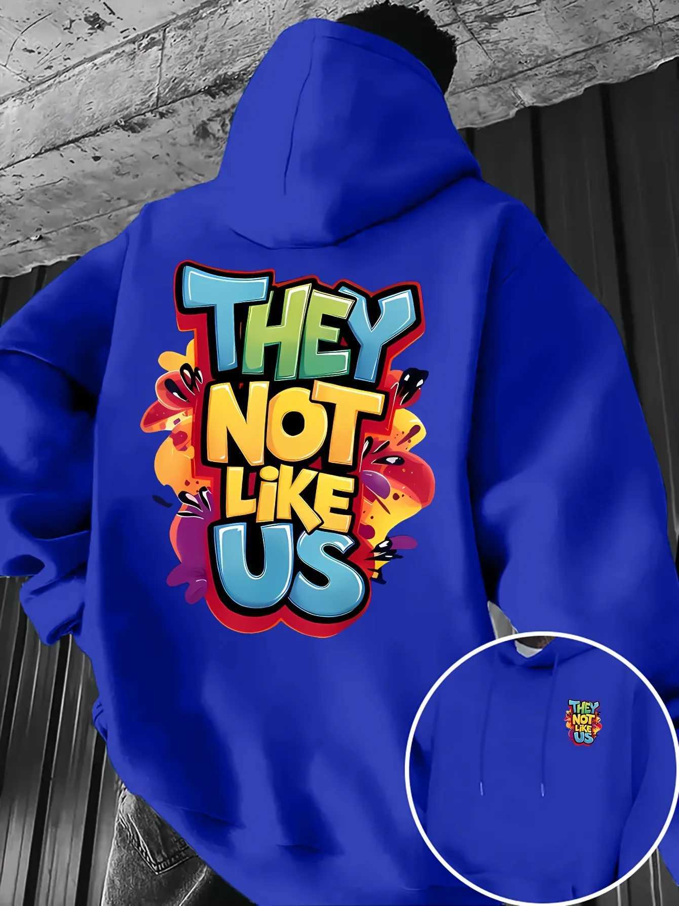 Vitality Trendy Men's Hooded Sweatshirt - Colorful Bubble Textured Print - Cool and Stylish Loose Hooded Sweatshirt S260918CR6I