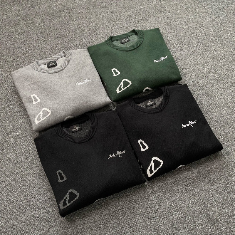 New arrival, free shipping, top quality, jacquard embroidery logo knitted sweater, American street style, men's and women's, couple's