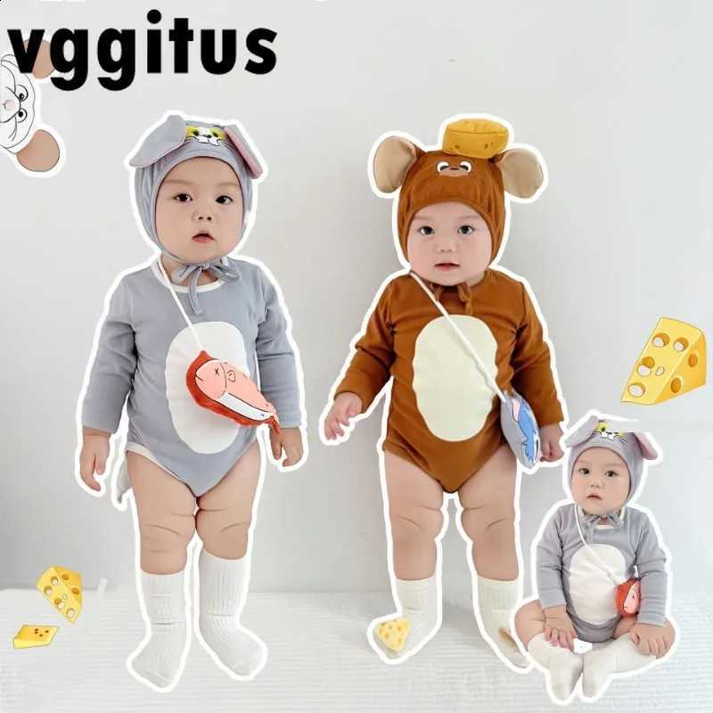 Girl New Baby Spring Autumn Boy Bodysuit Cat and Newborn Long Sle Newborm Jumpsuit with Cap A3537W260917