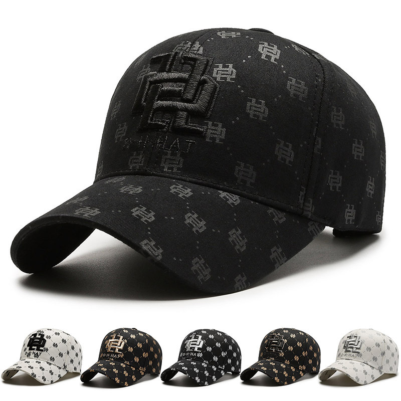 Luxury Cap Brand Designer Hat High-Quality Women's Spring And Autumn Korean-Style Ins Baseball With Full Print, Men's Outdoor Sun Protecti