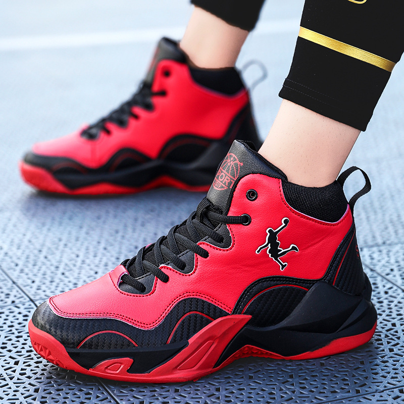 Designer basketbalschoenen 2026 Nieuwe hoge basketbalschoenen voor heren, slijtvaste trendy atletische sneakers, grote sportschoenen, gratis verzend