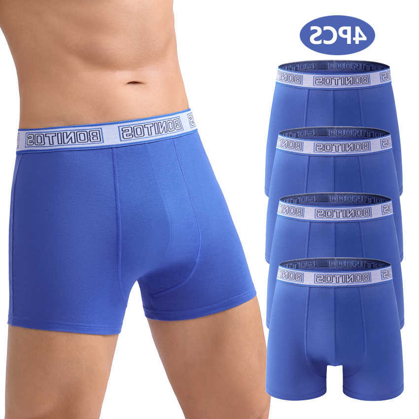Men's Underpants belt 4pcs Letter Underpants Polyester Boxer Briefs Sexy Mens Panties New Boxers Underwear For Man Shorts Medium-Long D260918