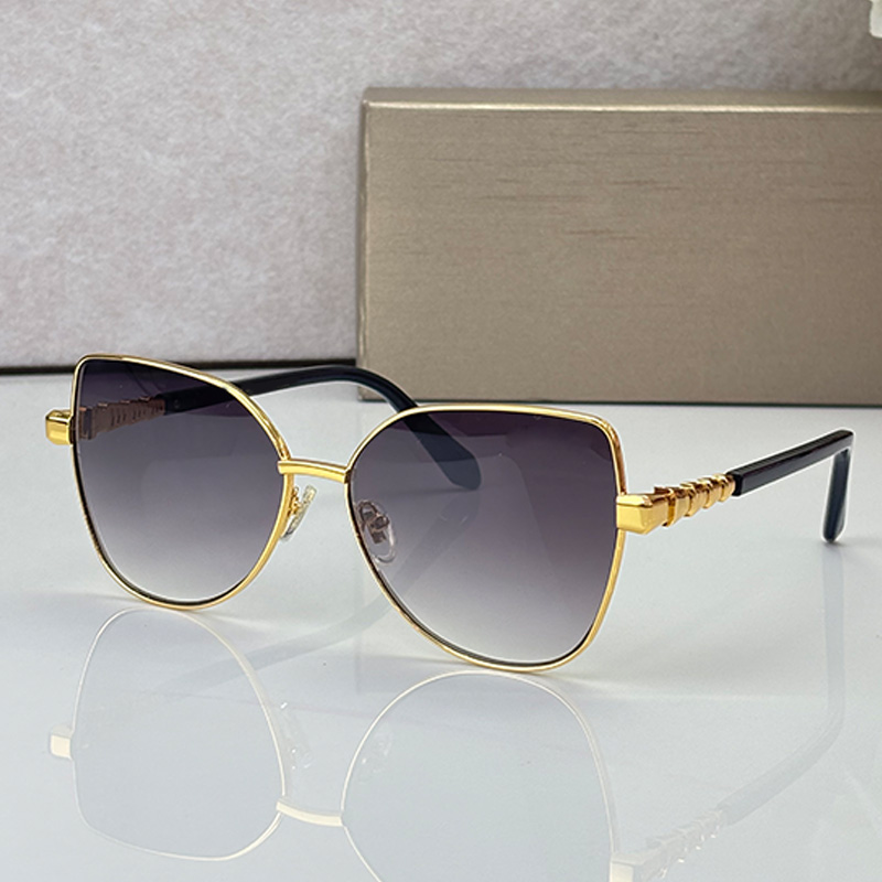 Fashion Party Butterfly Frame Sunglasses Mens Womans Outdoor Fashion Multifunctional Sunglasses Womens Luxury Gold Metal Butterfly Frame Eyeglass BV