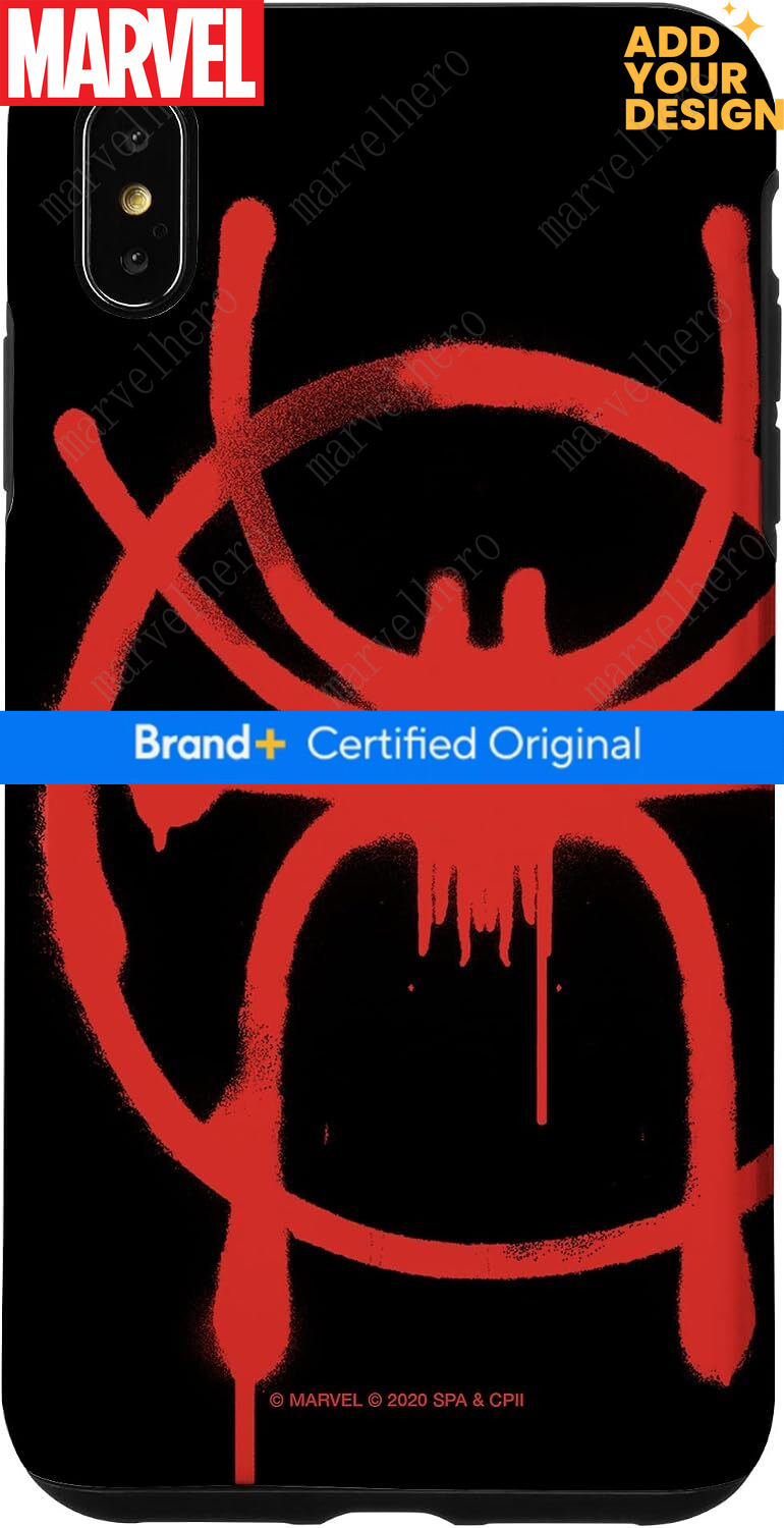 Marvel SpiderMan Into The SpiderVerse Miles Morales Icon Case For Iphone Xs Max