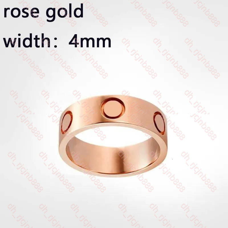 Top Quality Steel Alloy Silver Cartridge Ring Mens Womens Rose Gold Fashion Screw Carts Jewelry Designer Luxury Couple Wedding Promise Carte Ring 28