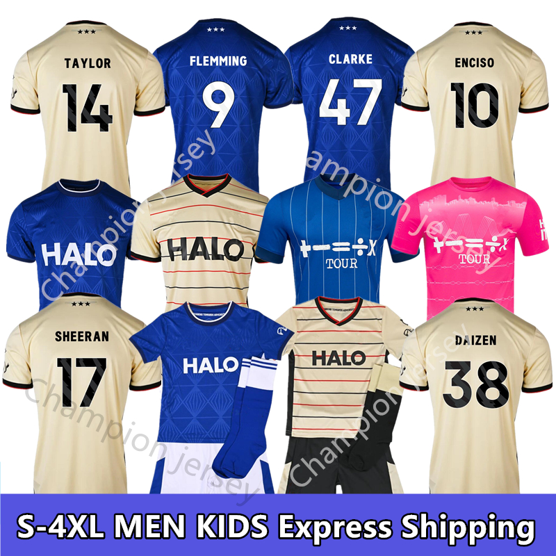 2026 2027 IpswichS Soccer Jerseys Town Emersonn Daizen SHEERAN DAVIS 26 27 CLARKE GREAVES Home Away Retro Flemming Football Shirt maillot de footbal