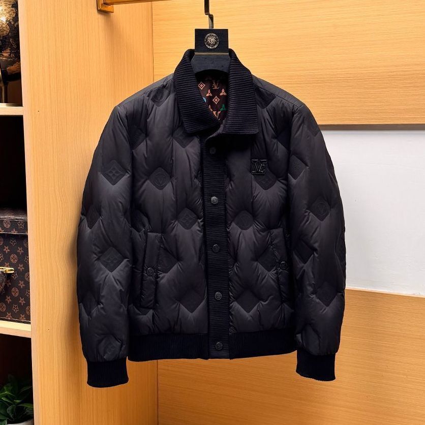 Men's High-Quality Jacket, New Lightweight Business-Style Design With A Stand-Up Collar, Warm Duck Down Filling, Trendy Winter Outerwear