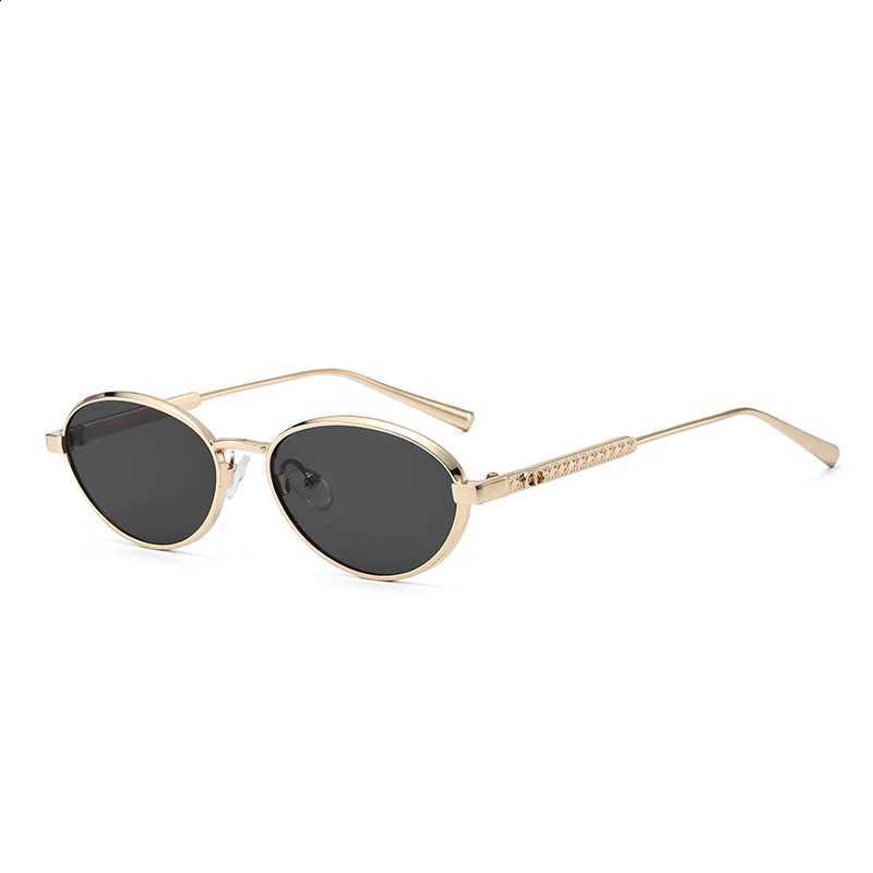 Retro Popular Luxury Designer Fashion Oval Women's Sunglasses UV400 High Quality N260814