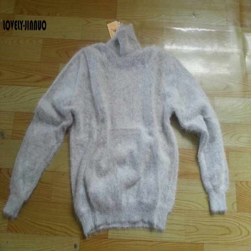 genuine mink cashmere sweater men pullovers men 100% pure mink cashmere men sweater winter big size S272 260903