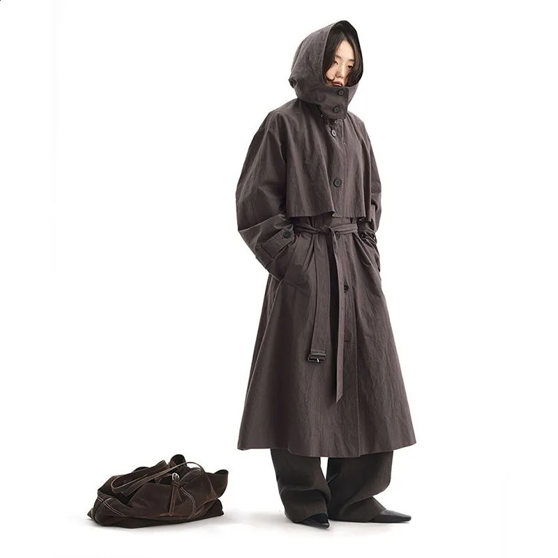 Free and Comfortable~ Mid-Length Trench Coat for Women All-Cotton Jacket Spring 2026 Style 260917