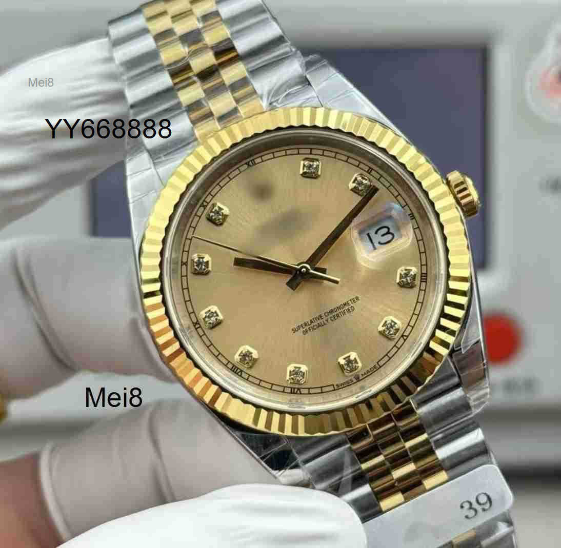 Mens watches high quality BJ Factory Rle Automatic Mechanical watch 41MM 18k gold-plated 904L steel material 3235 blue hairspring movement sapphire
