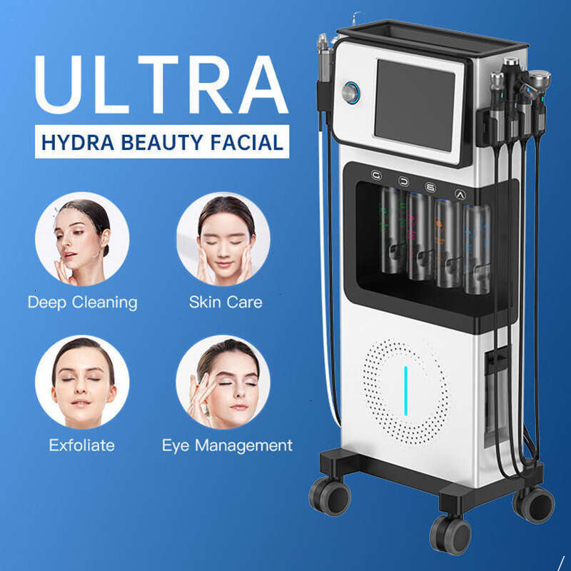Multifunction 10 In 1 Alice Super Bubble Max Peel Facial Hydrodermabrasion Deep Cleaning Beauty Device Acne Treatment Moisturizing Skin Rejuvenation