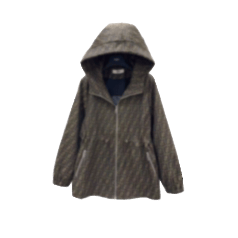 Designer women's autumn new fashion trend multifunctional retro leisure high-quality brand letter loose drawstring zipper hooded designer women