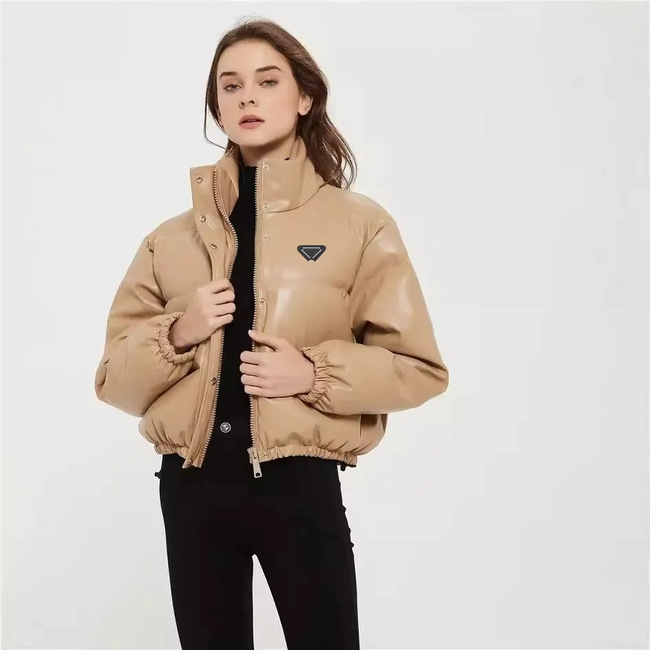 Casual 2026 New Solid Color Fashion Womens PU Leather Jackets Luxury Designer Brand Ladies Short Coat Autumn and Winter Warm Short Outerwear Tops