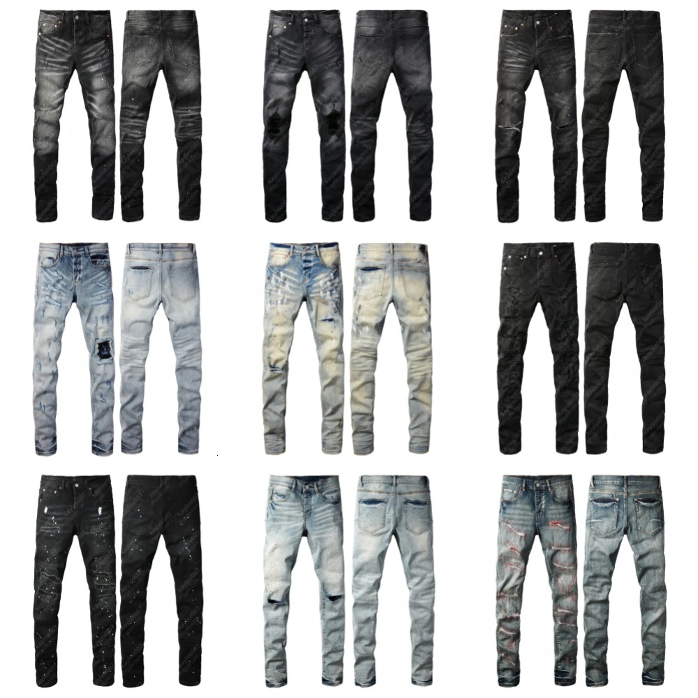 ksubi designer jeans for mens women High quality Elasticity Embroidery Fashion hole Style pants America street popular ksubi mens jeans brand pantal