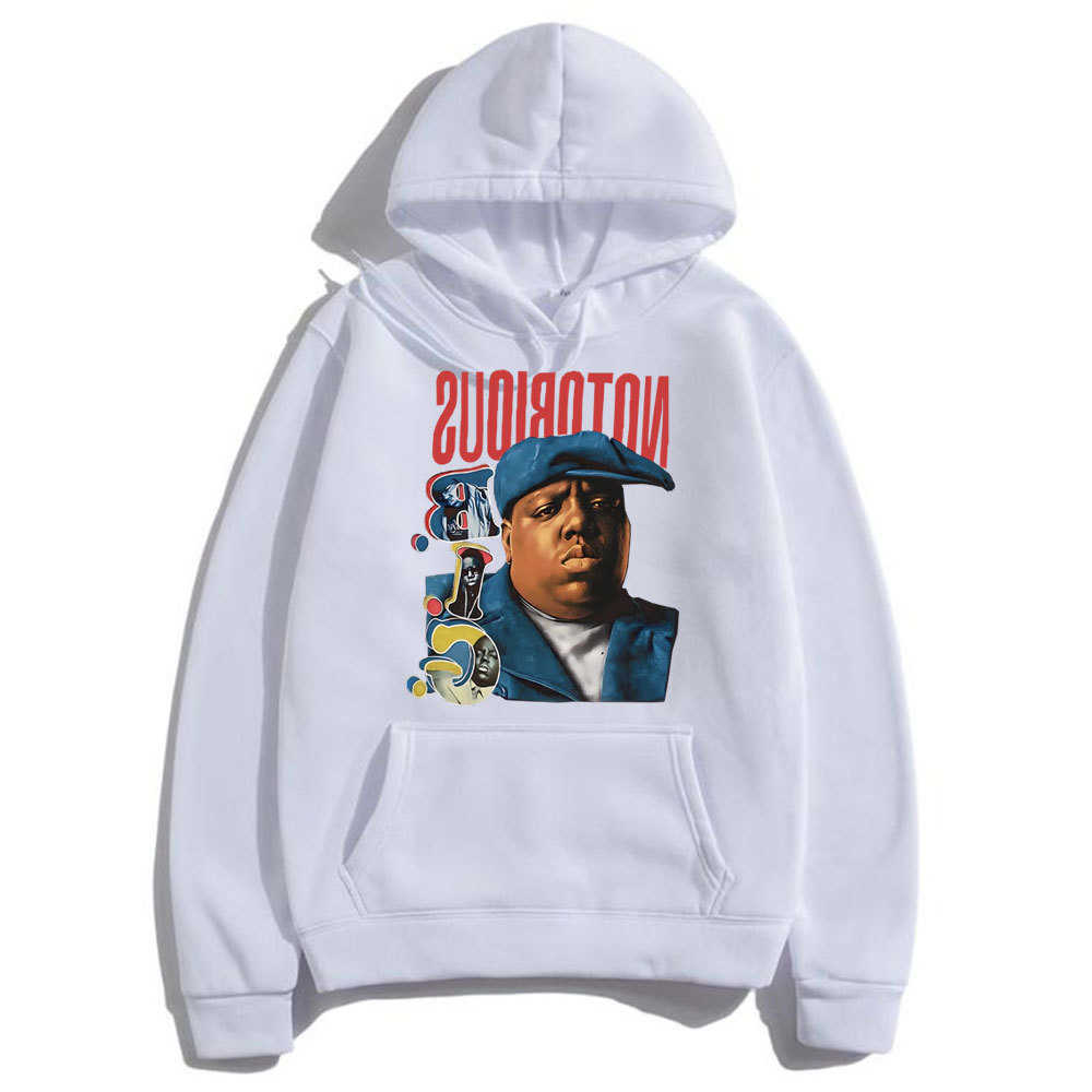 hoodie Rapper Graphic Hoodie Christmas Men's Autumn Winter Sweatshirt Biggie Smalls Clothes Men Hip Hop Rap Oversized Hoodies C2609151