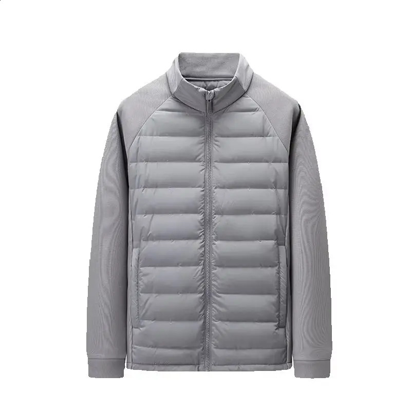 High-quality and Fashionable National Standard 90-Down lightweight Knitted Stand-up Collar down Jacket for Men in Winter 260917