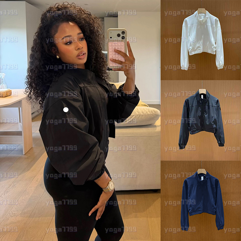 Veste de yoga femme zippée respirante coupe-vent à séchage rapide manches longues
