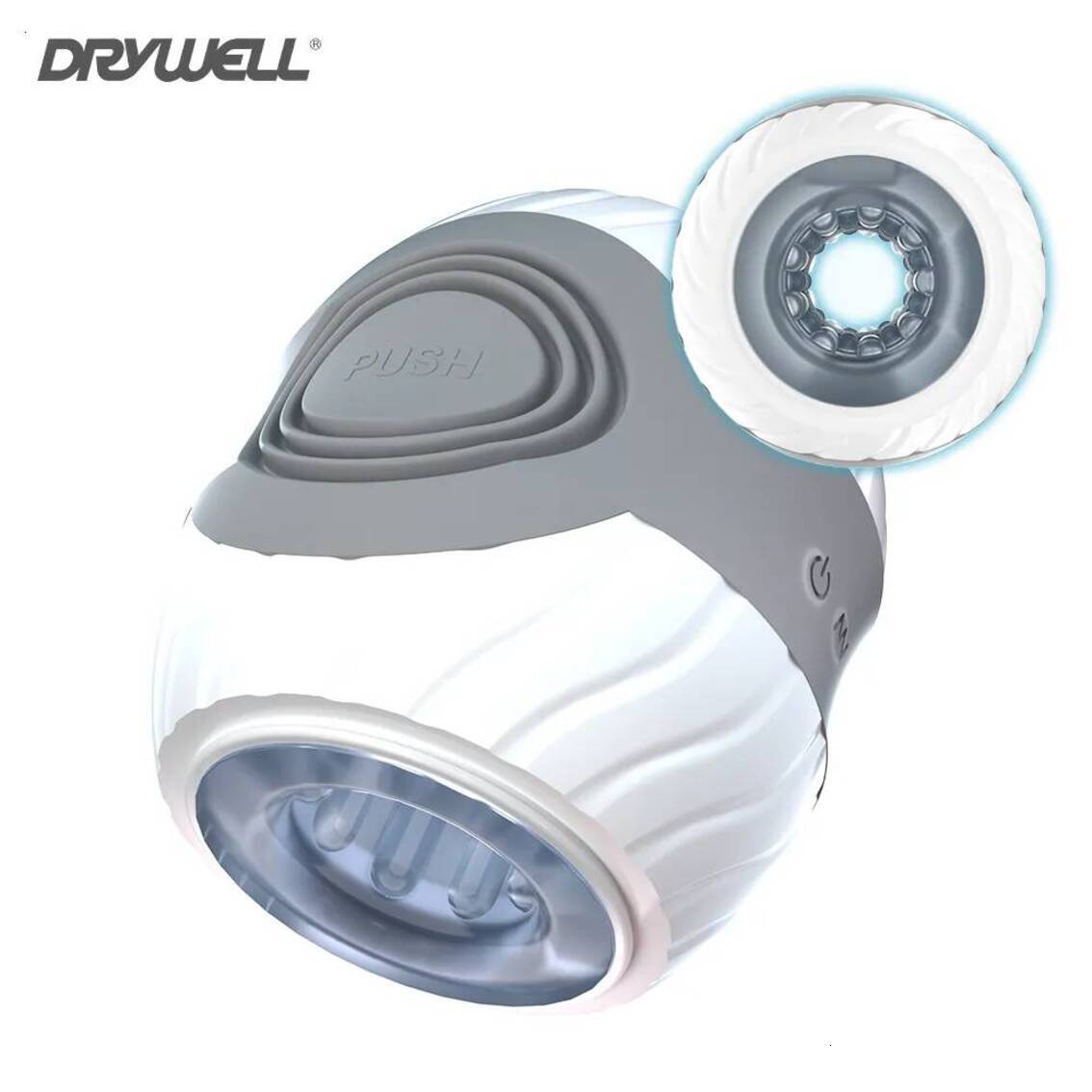 2026 New Masturbators DRYWELL Pressable Open Ended Automatic Male Masturbator Blowjobs Men's Glans adult toys Trainer Sex Toys For Men Vagina M