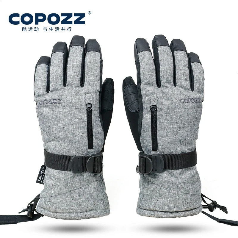 COPOZZ Unisex Adult Winter Ski Gloves -20 Degree Snowboard Touchscreen Gloves Snowmobile Motor Waterproof Thermal Snow Gloves 260917