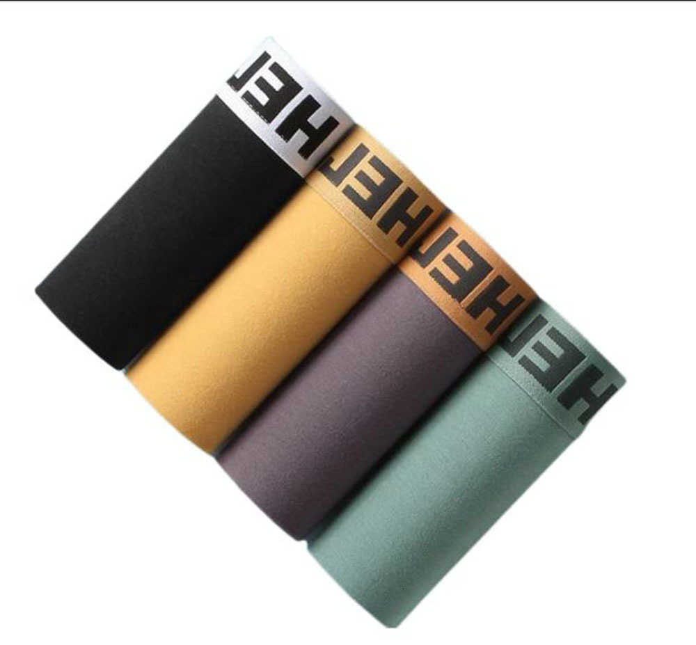 Underwear Underpants 4Pcs Boxer Men's XS-XXL Men Panties Sexy Man Breathable Boxer Shorts Male Comfortable Underpants D260918